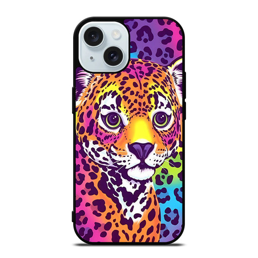 LISA FRANK LEOPARD 3 iPhone 15 Case Cover