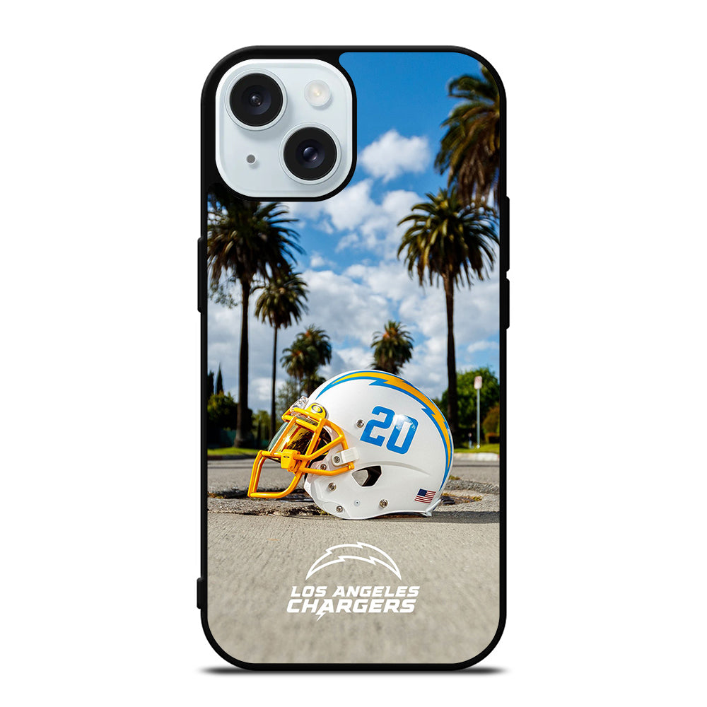 LOS ANGELES CHARGERS HELMET ICON iPhone 15 Case Cover