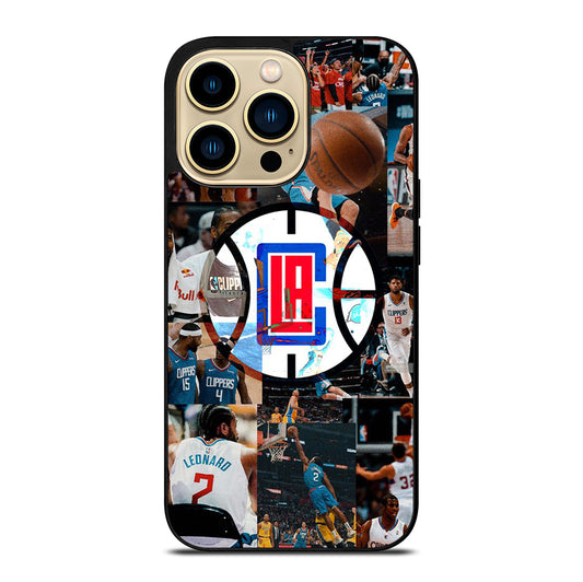 LOS ANGELES CLIPPERS COLLAGE LOGO iPhone 14 Pro Max Case Cover