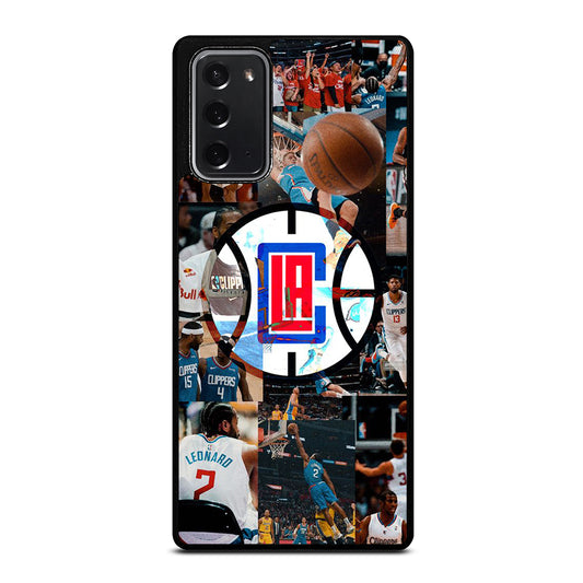 LOS ANGELES CLIPPERS COLLAGE LOGO Samsung Galaxy Note 20 Case Cover
