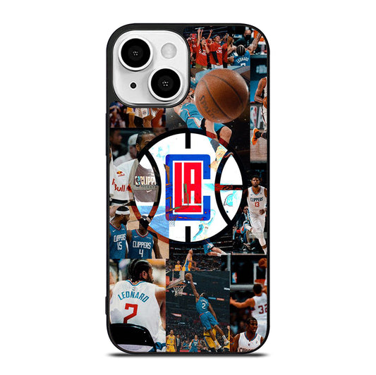 LOS ANGELES CLIPPERS COLLAGE LOGO iPhone 13 Mini Case Cover