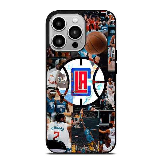 LOS ANGELES CLIPPERS COLLAGE LOGO iPhone 14 Pro Case Cover