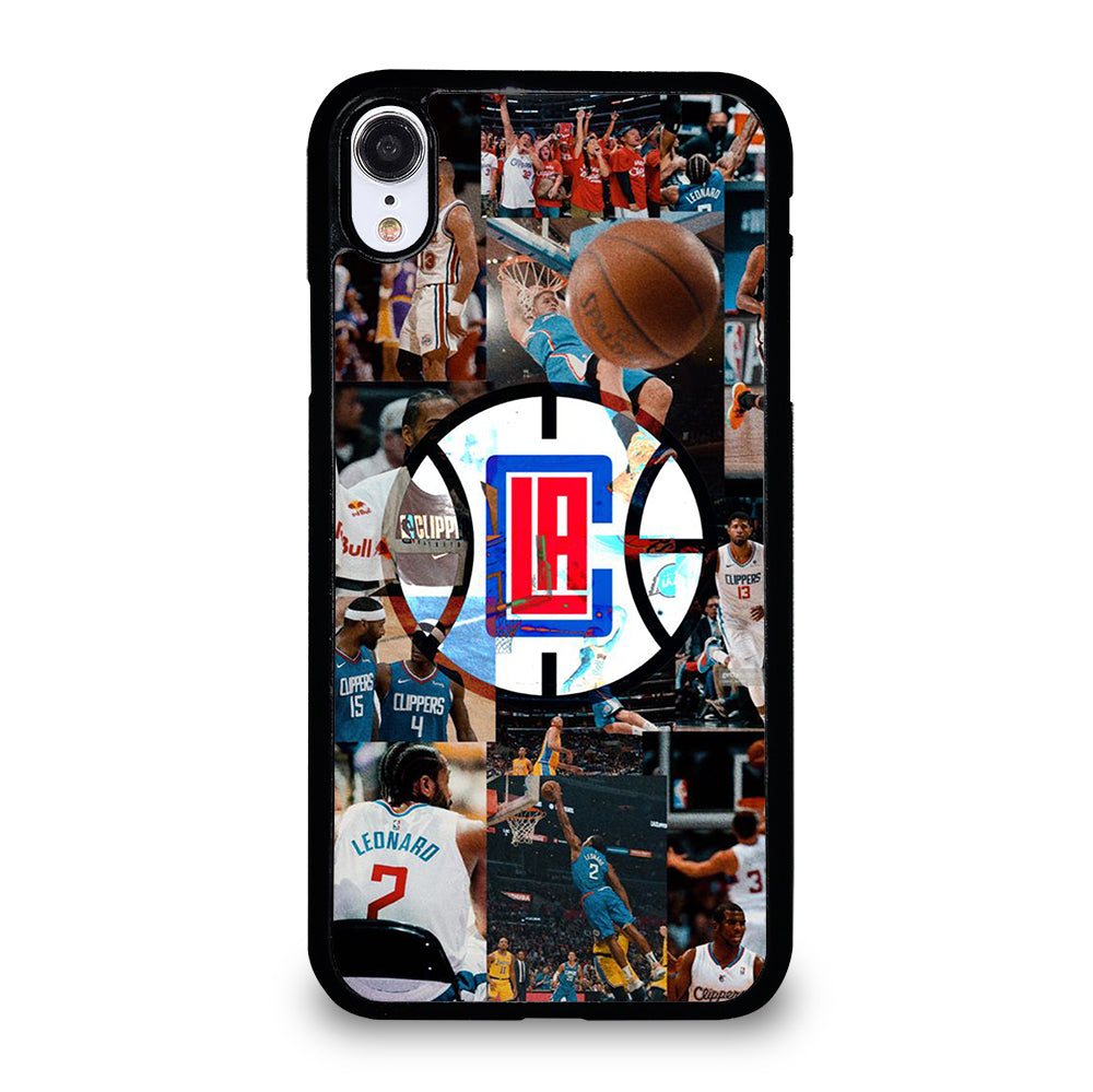 LOS ANGELES CLIPPERS COLLAGE LOGO iPhone XR Case Cover