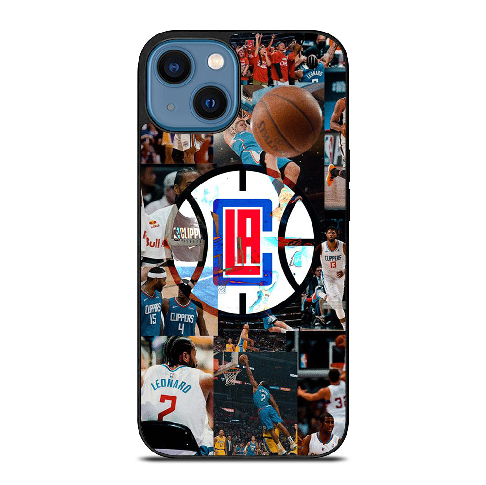 LOS ANGELES CLIPPERS COLLAGE LOGO iPhone 14 Case Cover