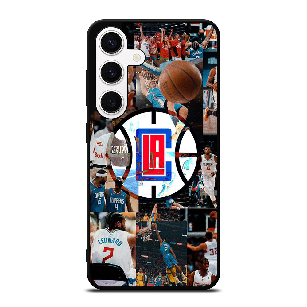 LOS ANGELES CLIPPERS COLLAGE LOGO Samsung Galaxy S24 Case Cover