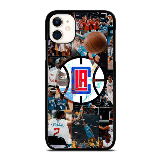 LOS ANGELES CLIPPERS COLLAGE LOGO iPhone 11 Case Cover