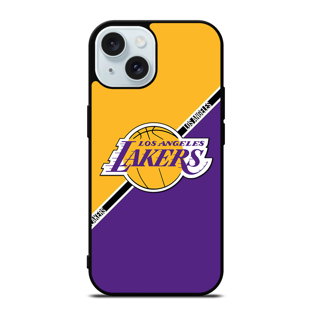 LOS ANGELES LAKERS BASKETBALL iPhone 15 Case Cover