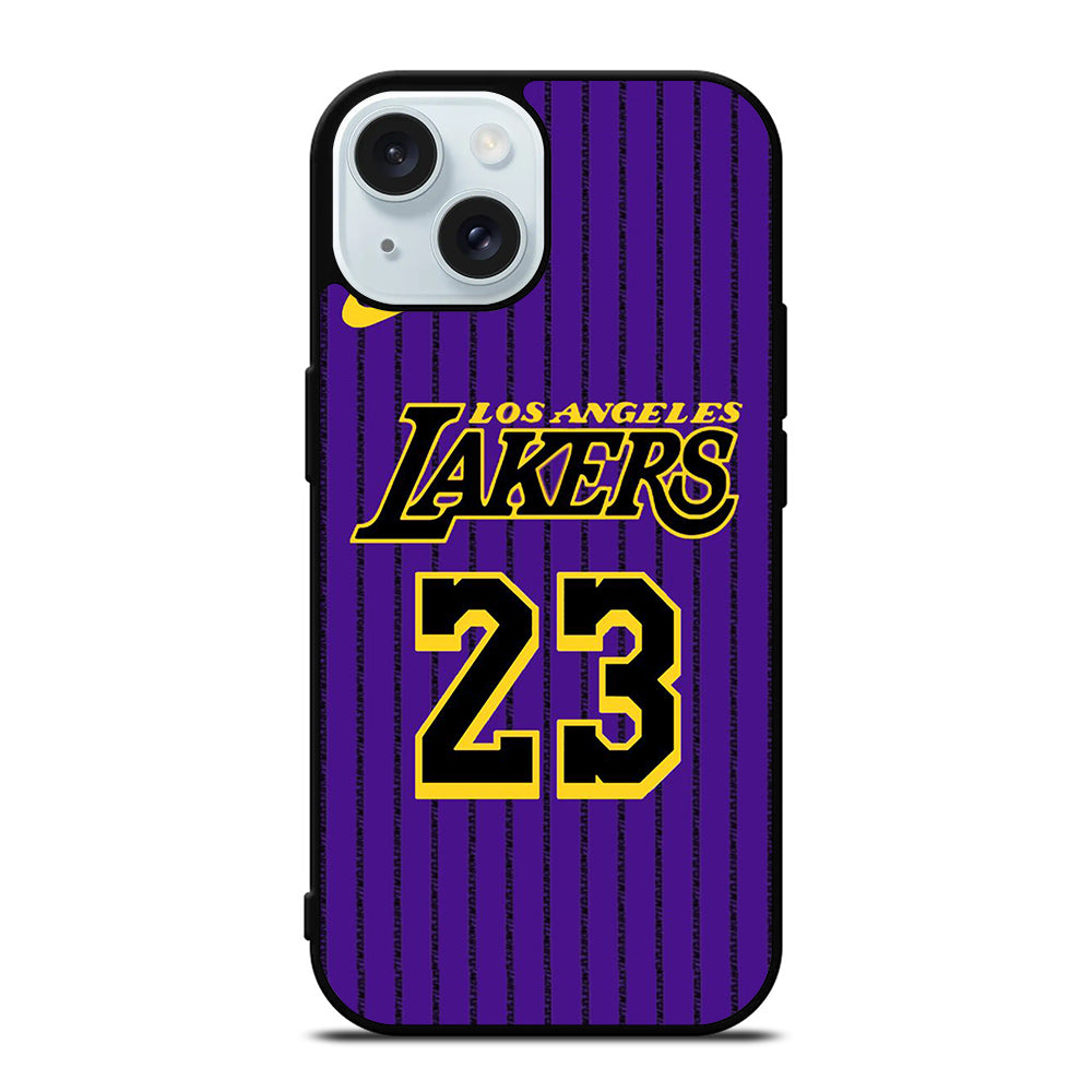 LOS ANGELES LAKERS JERSEY iPhone 15 Case Cover