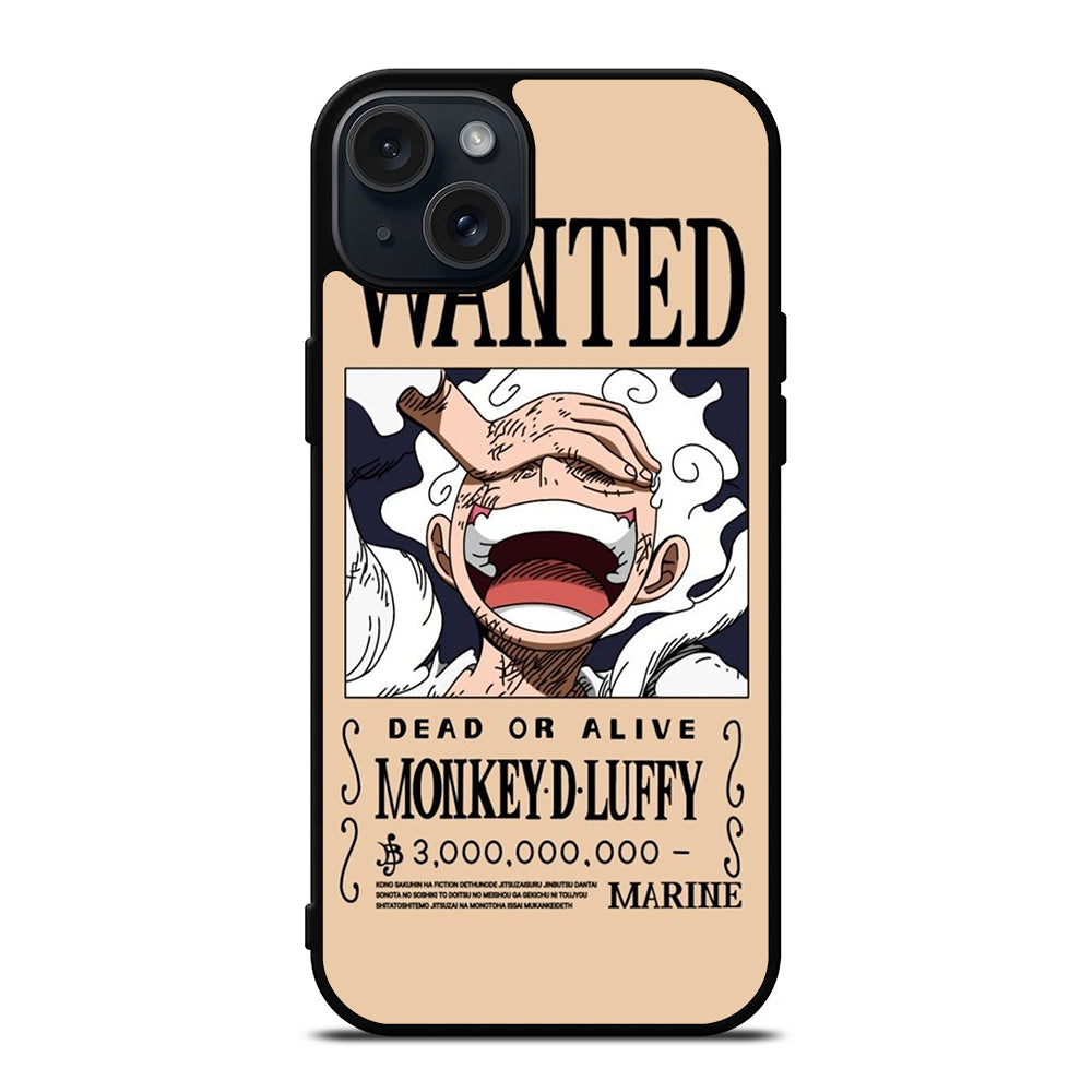 LUFFY ONE PIECE GEAR 5 iPhone 15 Plus Case Cover