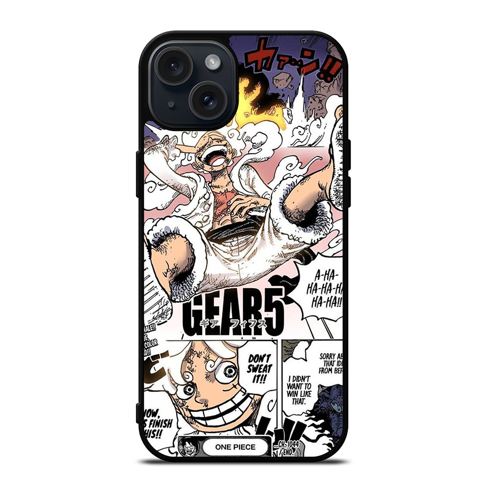 LUFFY ONE PIECE GEAR 5 MANGA iPhone 15 Plus Case Cover