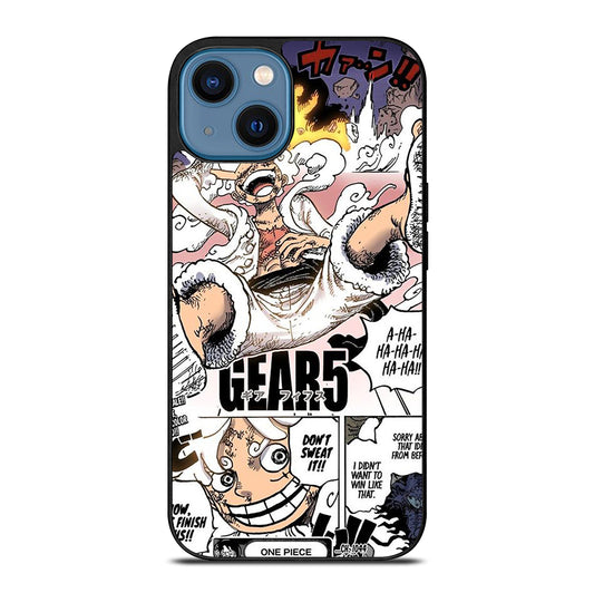 LUFFY ONE PIECE GEAR 5 MANGA iPhone 14 Case Cover