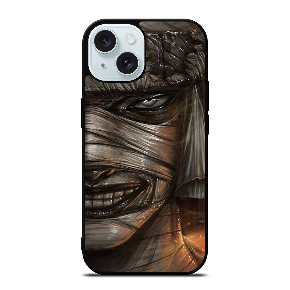 MAKOTO SAMURAI X RUROUNI KENSHIN FACE ART iPhone 15 Case Cover