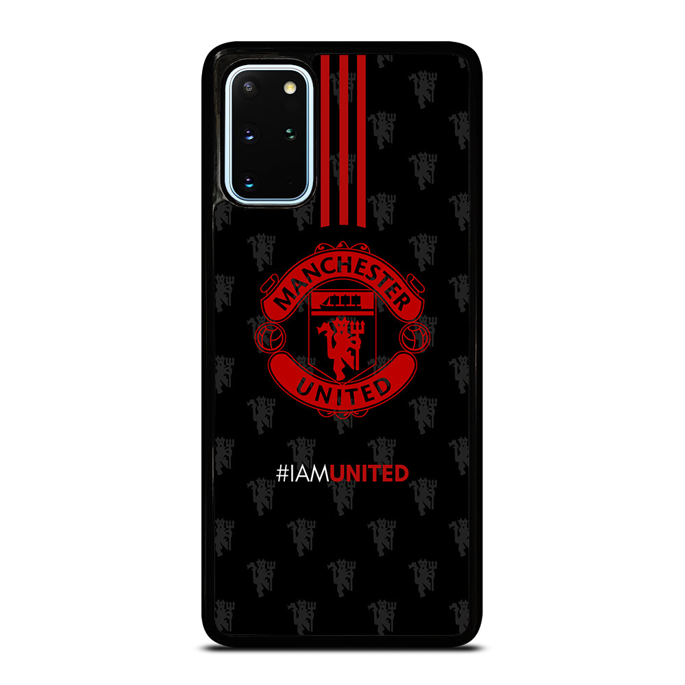 MANCHESTER UNITED SOCCER LOGO BLACK Samsung Galaxy S20 Plus Case Cover