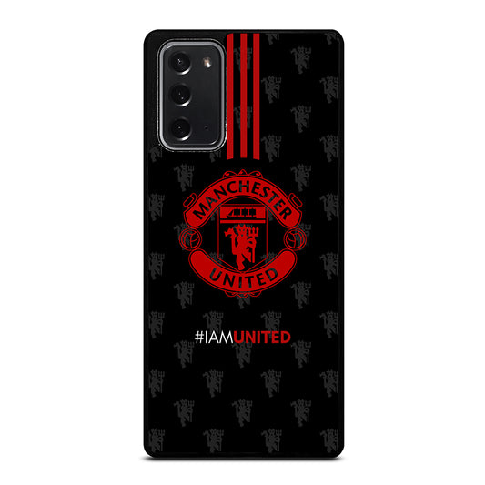 MANCHESTER UNITED SOCCER LOGO BLACK Samsung Galaxy Note 20 Case Cover