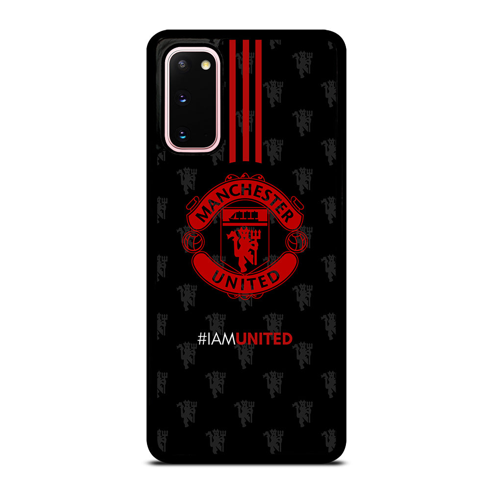 MANCHESTER UNITED SOCCER LOGO BLACK Samsung Galaxy S20 Case Cover