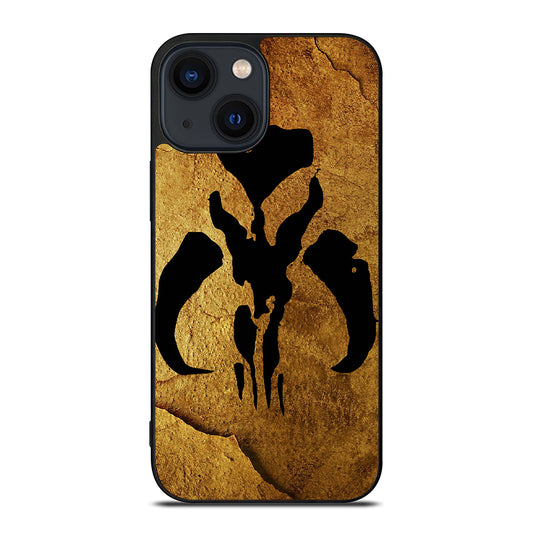 MANDALORIAN LOGO GOLD iPhone 14 Plus Case Cover