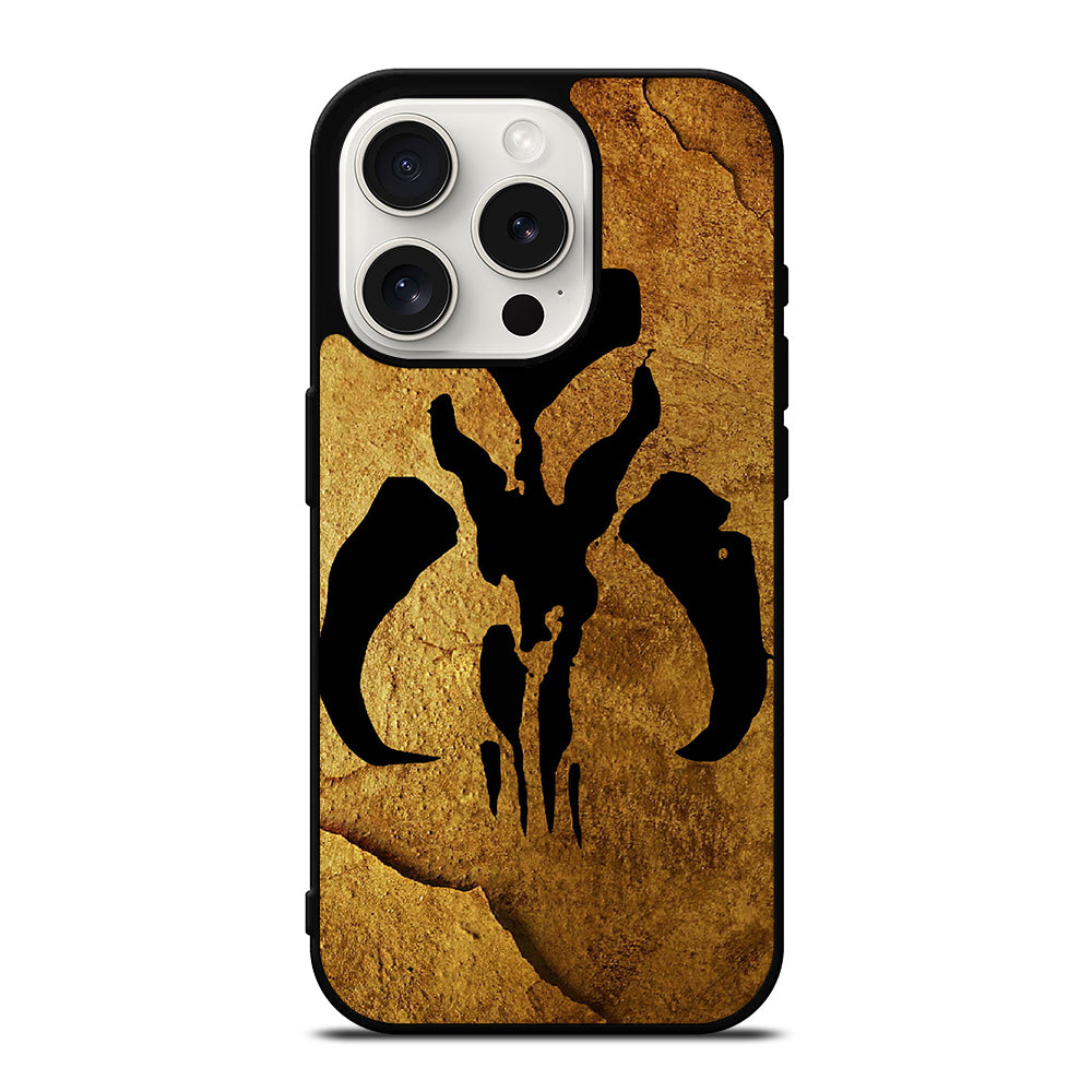 MANDALORIAN LOGO GOLD iPhone 15 Pro Case Cover
