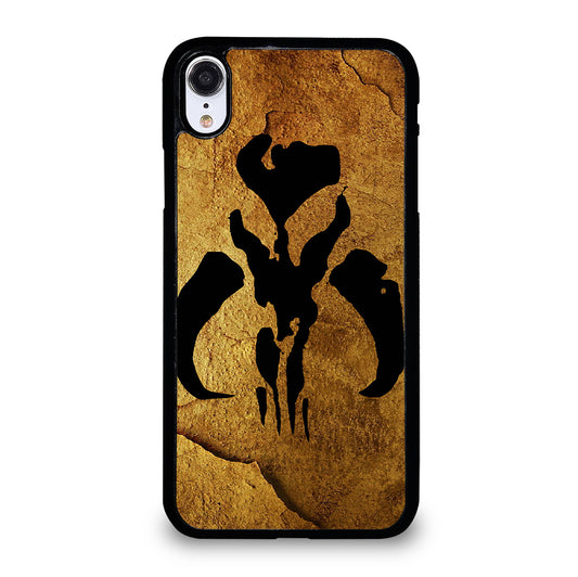 MANDALORIAN LOGO GOLD iPhone XR Case Cover