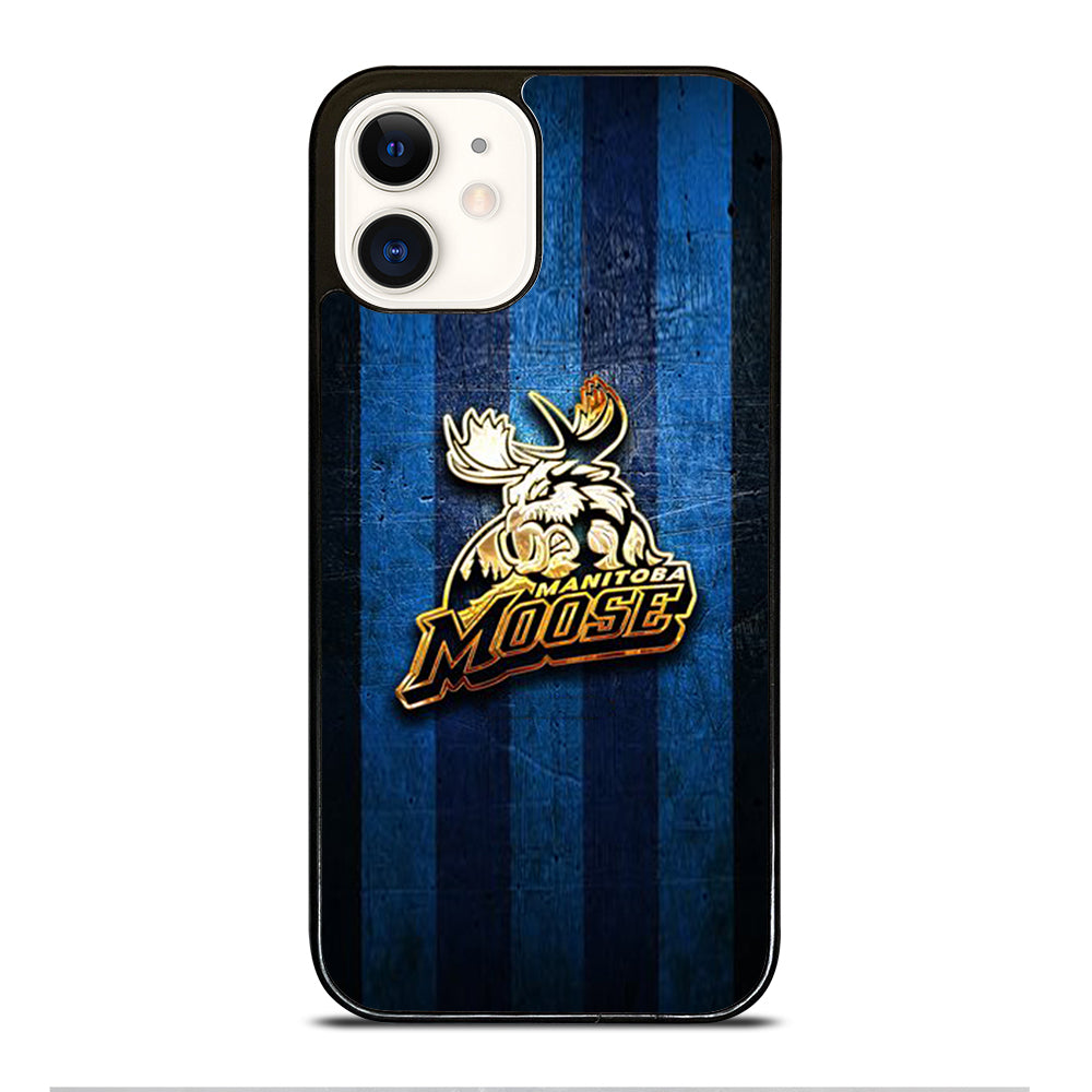 MANITOBA MOOSE GOLDEN LOGO iPhone 12 Case Cover