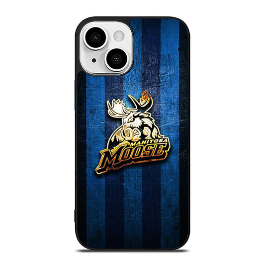MANITOBA MOOSE GOLDEN LOGO iPhone 13 Mini Case Cover