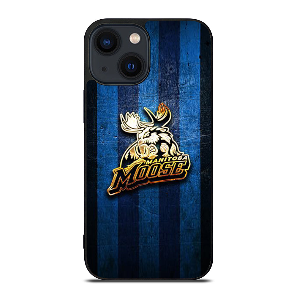 MANITOBA MOOSE GOLDEN LOGO iPhone 14 Plus Case Cover