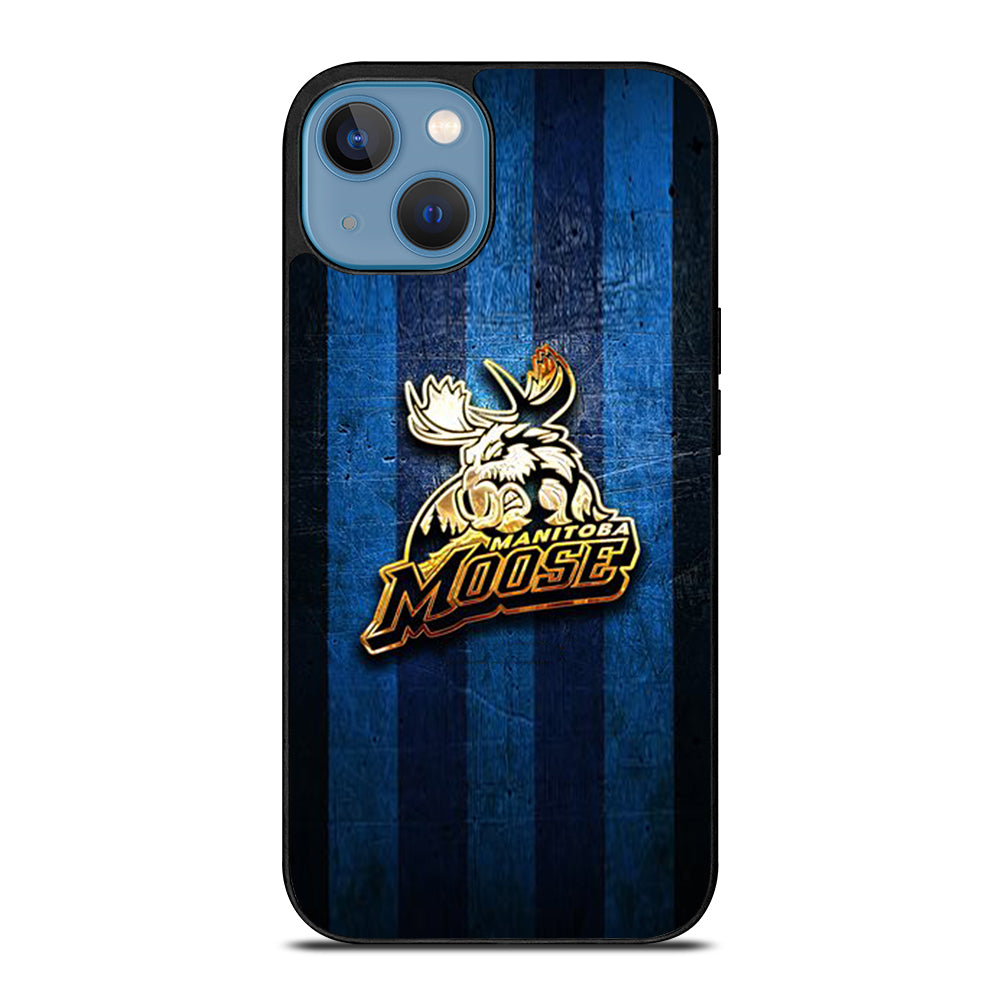 MANITOBA MOOSE GOLDEN LOGO iPhone 13 Case Cover