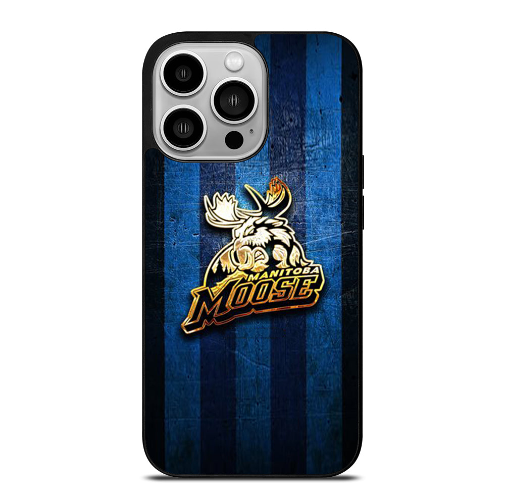 MANITOBA MOOSE GOLDEN LOGO iPhone 14 Pro Case Cover