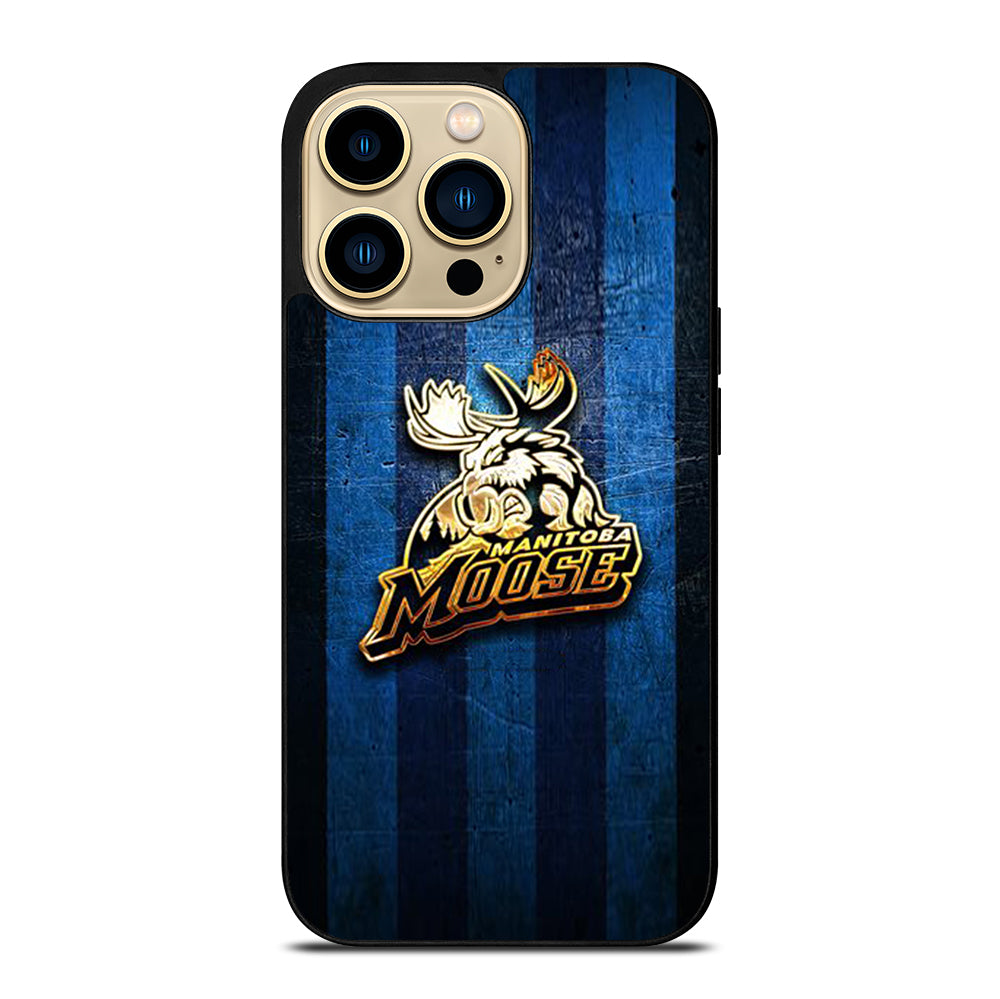 MANITOBA MOOSE GOLDEN LOGO iPhone 14 Pro Max Case Cover