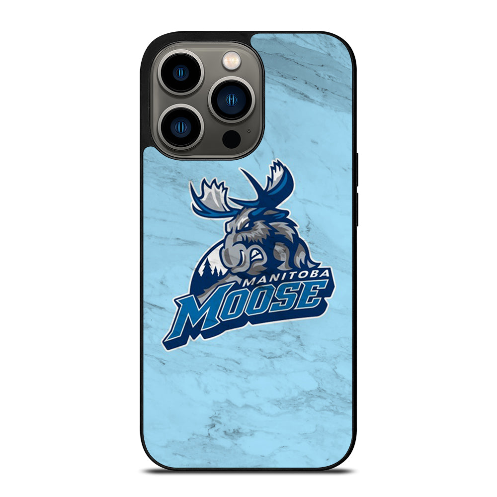 MANITOBA MOOSE MARBLE ICON iPhone 13 Pro Case Cover