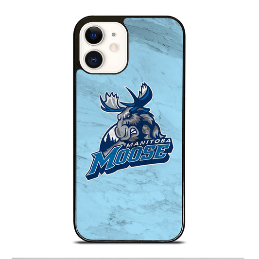 MANITOBA MOOSE MARBLE ICON iPhone 12 Case Cover