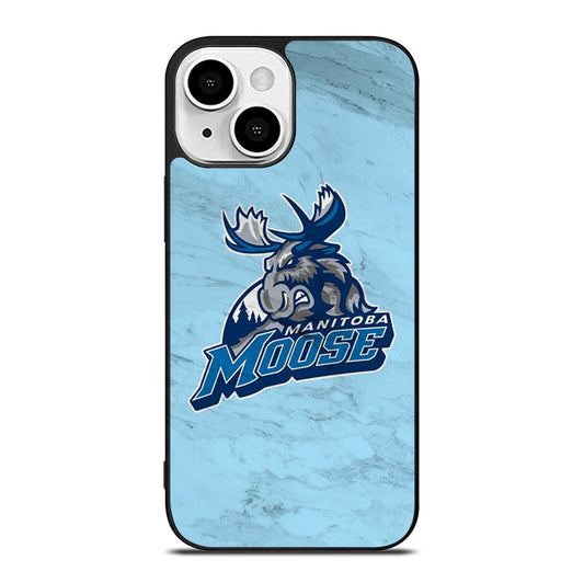 MANITOBA MOOSE MARBLE ICON iPhone 13 Mini Case Cover