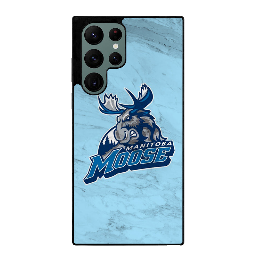 MANITOBA MOOSE MARBLE ICON Samsung Galaxy S22 Ultra Case Cover