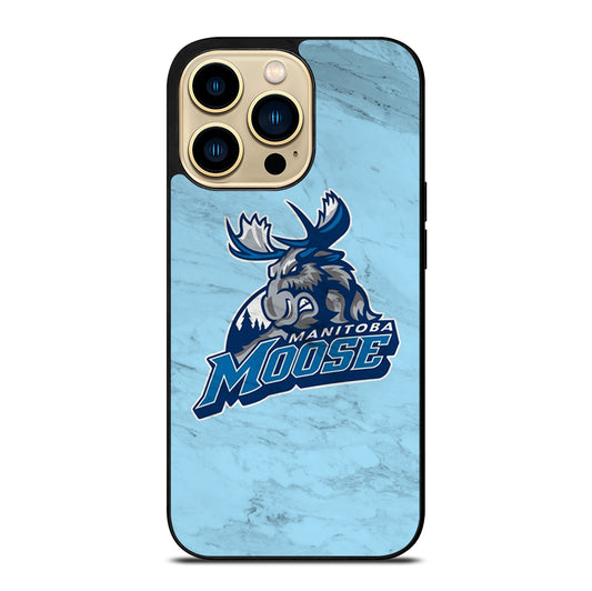 MANITOBA MOOSE MARBLE ICON iPhone 14 Pro Max Case Cover