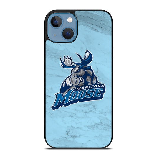 MANITOBA MOOSE MARBLE ICON iPhone 13 Case Cover