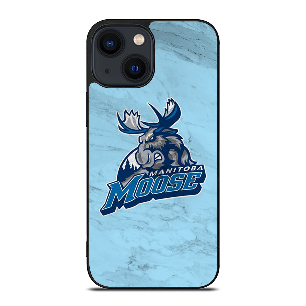 MANITOBA MOOSE MARBLE ICON iPhone 14 Plus Case Cover