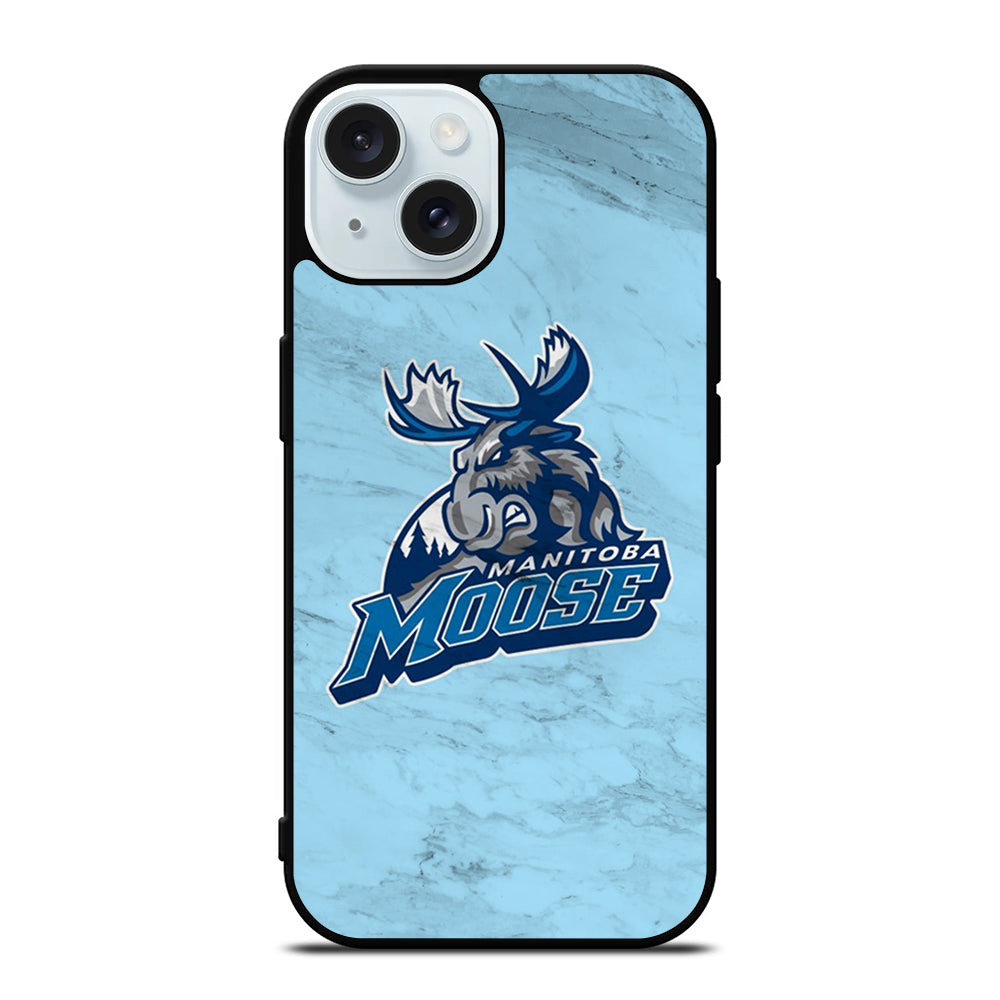 MANITOBA MOOSE MARBLE ICON iPhone 15 Case Cover