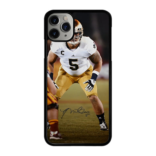 MANTI TE'O SIGNATURE iPhone 11 Pro Max Case Cover