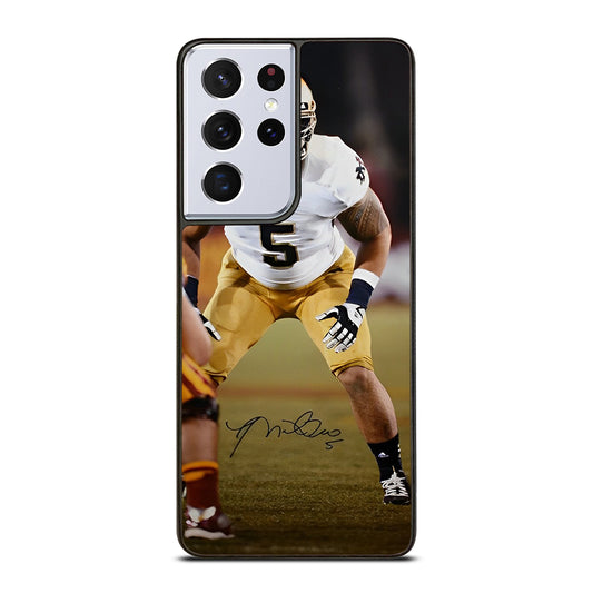 MANTI TE'O SIGNATURE Samsung Galaxy S21 Ultra Case Cover