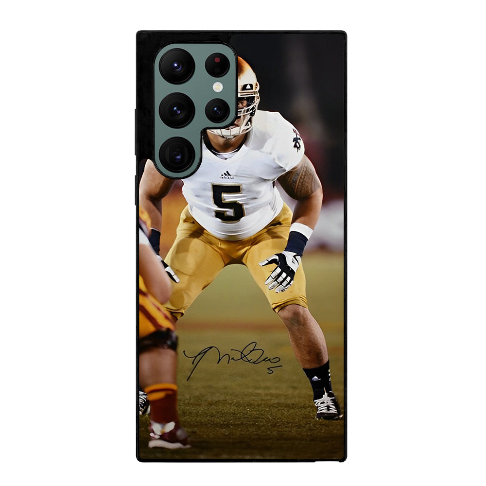 MANTI TE'O SIGNATURE Samsung Galaxy S22 Ultra Case Cover