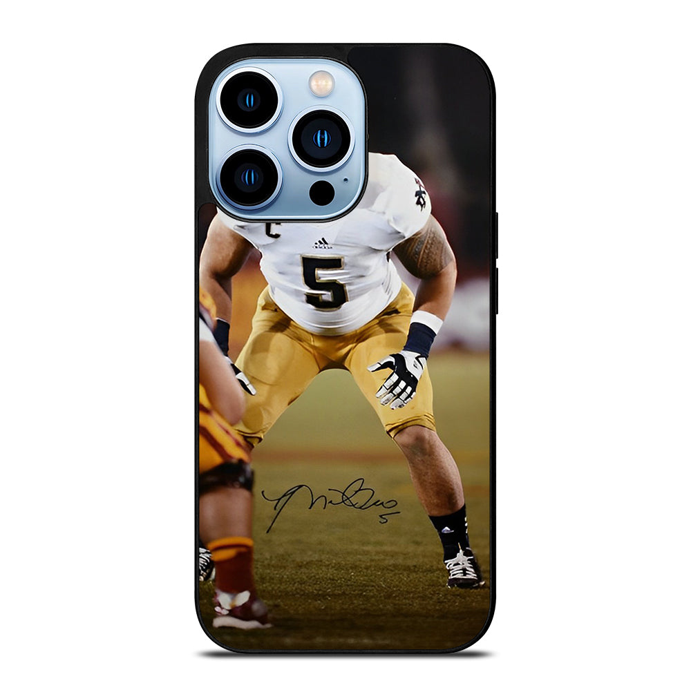 MANTI TE'O SIGNATURE iPhone 13 Pro Max Case Cover