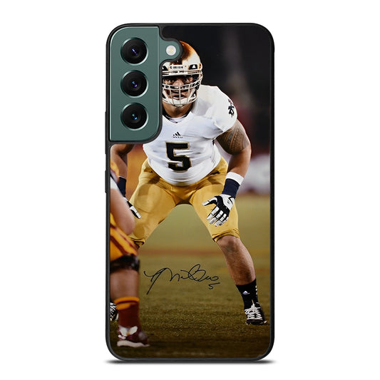 MANTI TE'O SIGNATURE Samsung Galaxy S22 Case Cover