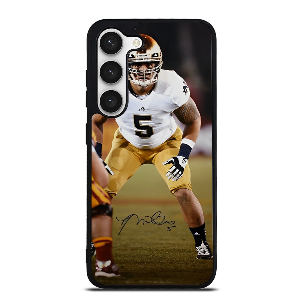 MANTI TE'O SIGNATURE Samsung Galaxy S23 Case Cover