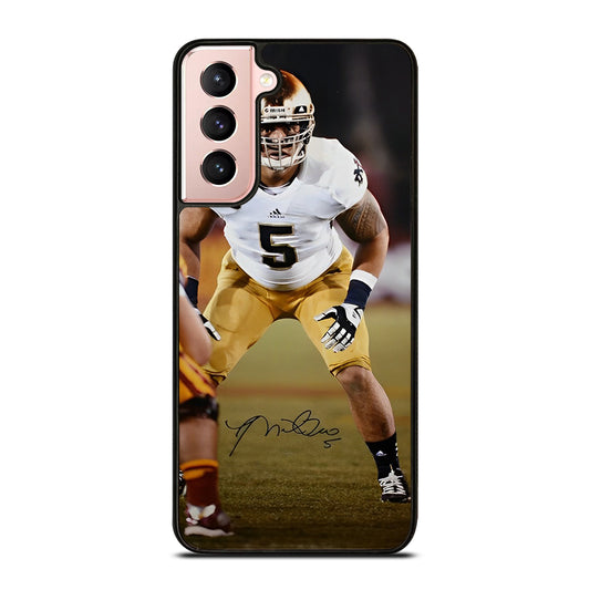 MANTI TE'O SIGNATURE Samsung Galaxy S21 Case Cover