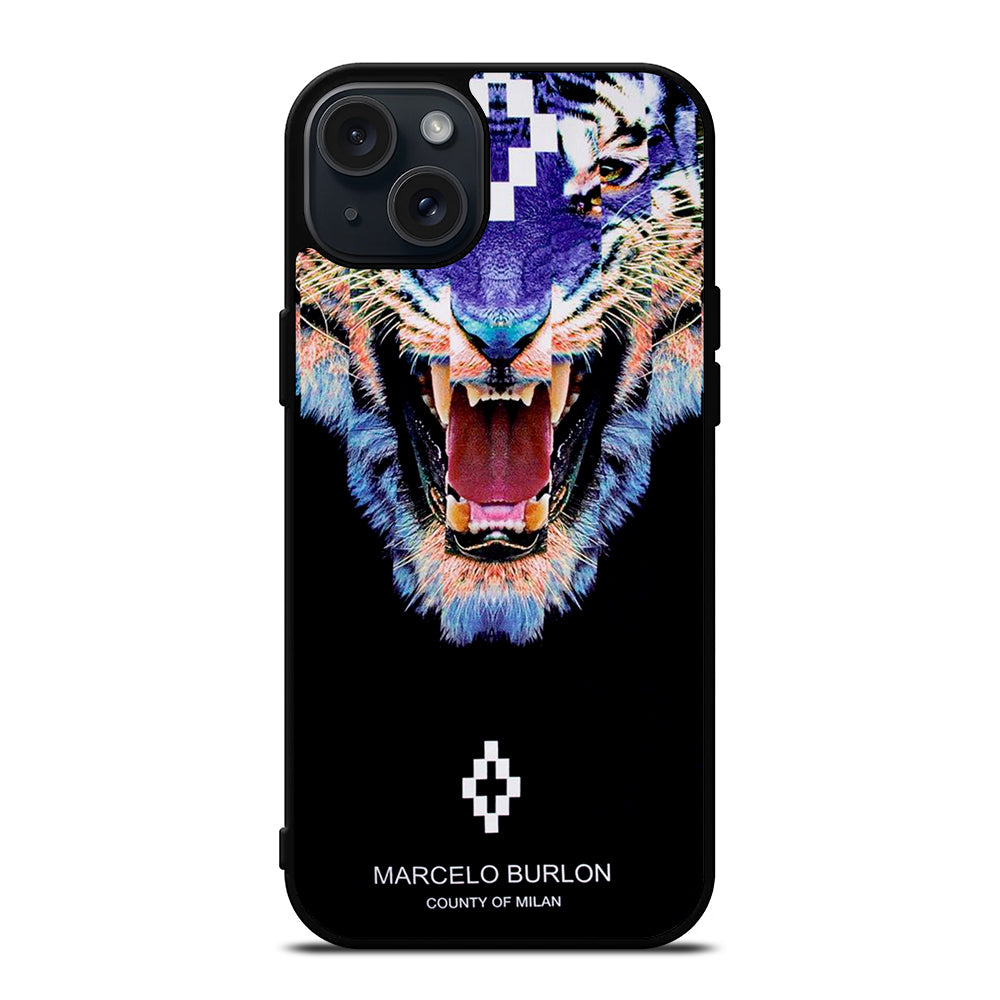 MARCELO BURLON LION 3 iPhone 15 Plus Case Cover