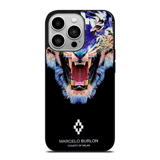 MARCELO BURLON LION 3 iPhone 14 Pro Case Cover