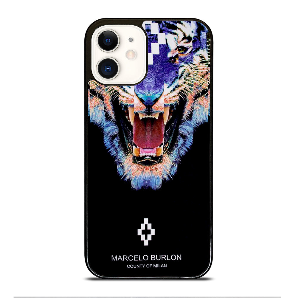 MARCELO BURLON LION 3 iPhone 12 Case Cover