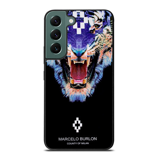 MARCELO BURLON LION 3 Samsung Galaxy S22 Case Cover