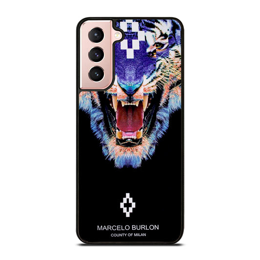 MARCELO BURLON LION 3 Samsung Galaxy S21 Case Cover