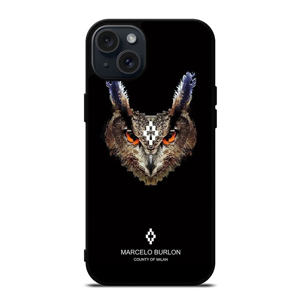 MARCELO BURLON OWL 3 iPhone 15 Plus Case Cover