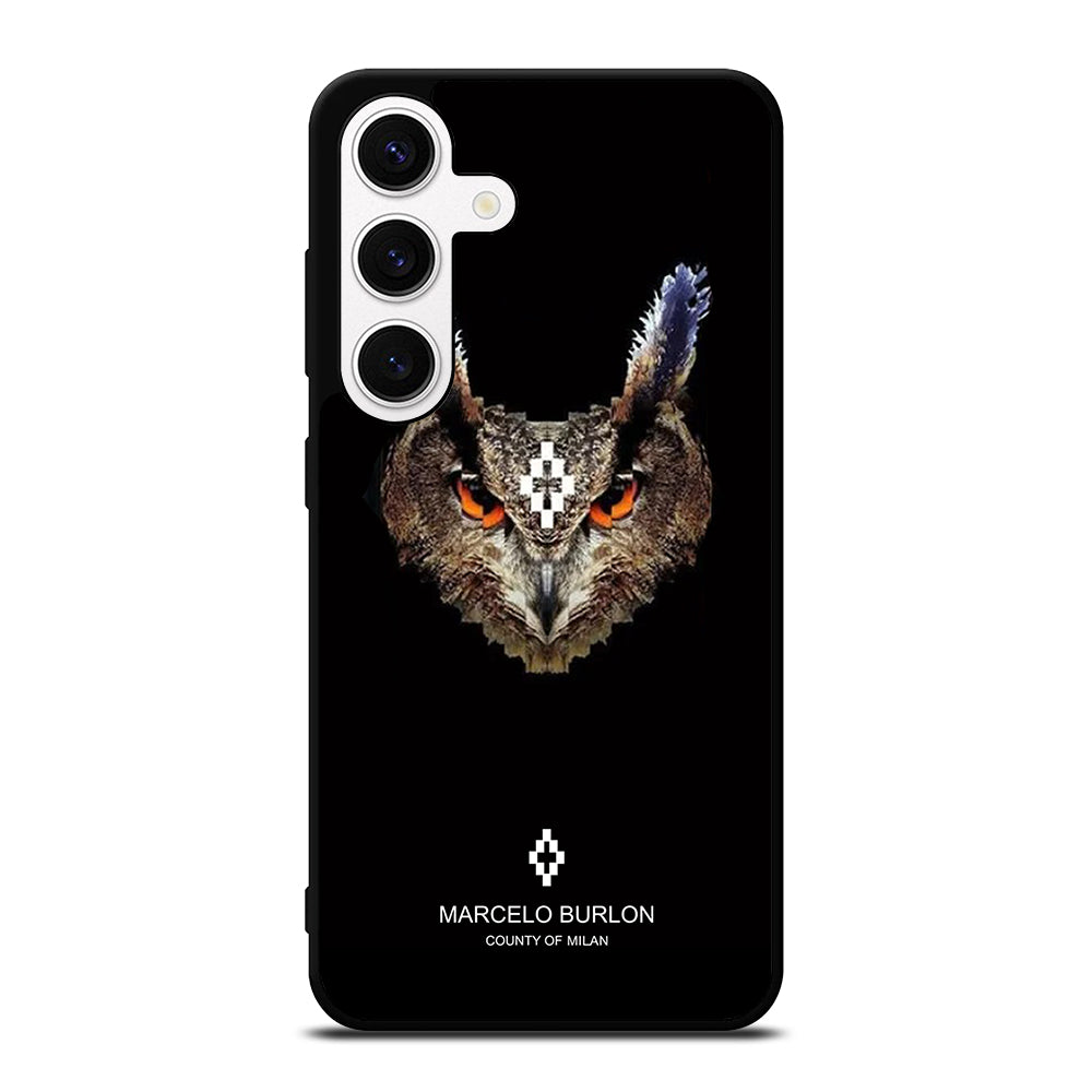 MARCELO BURLON OWL 3 Samsung Galaxy S24 Case Cover